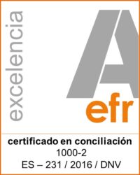 TAISI sello_empresas_efr color ExA Taisi, certificado en conciliación familiar